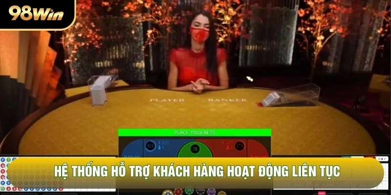 Hệ thống hỗ trợ khách hàng hoạt động liên tục Hệ thống hỗ trợ khách hàng hoạt động liên tục