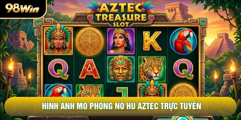 Hình ảnh mô phỏng nổ hũ Aztec trực tuyến