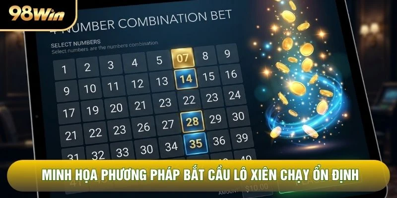 Minh họa phương pháp bắt cầu lô xiên chạy ổn định