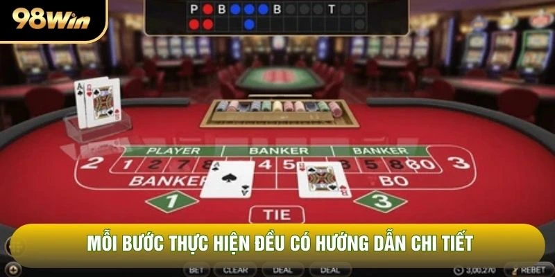 Mỗi bước thực hiện đều có hướng dẫn chi tiết Mỗi bước thực hiện đều có hướng dẫn chi tiết