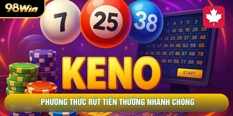 Phương thức rút tiền thưởng nhanh chóng