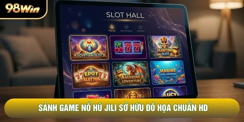 Sảnh game Nổ hũ JILI sở hữu đồ họa chuẩn HD